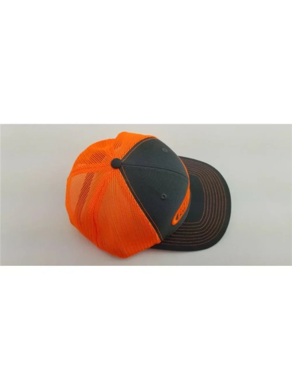 Freightliner Semi Truck Embroidered Grey Orange Richardson 112 Snapback Hat 80s